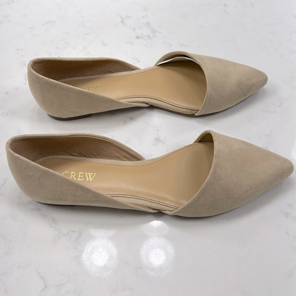 J. CREW Zoe D’orsay Flat FLOOR SAMPLE Size 7.5 fabric - Picture 5 of 10